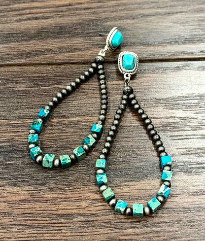 Western Gemstone Post Earrings