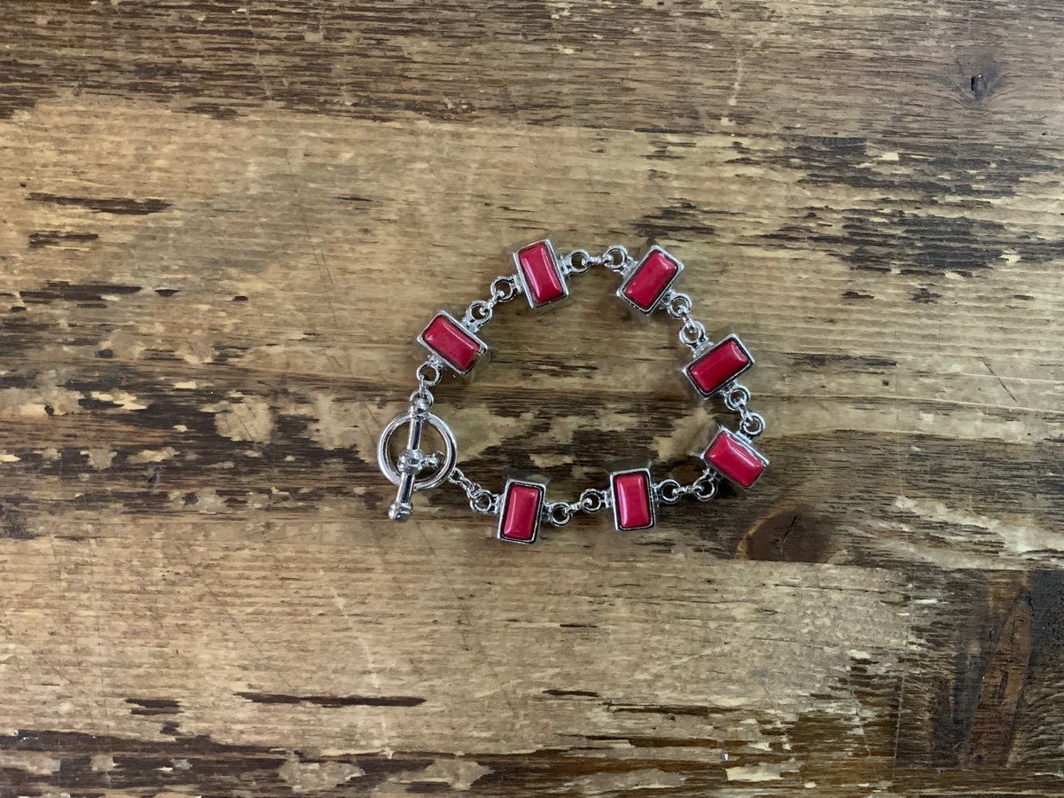 Rectangle Stone Bracelet