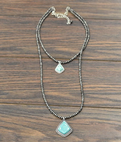 Bead Turquoise Necklace