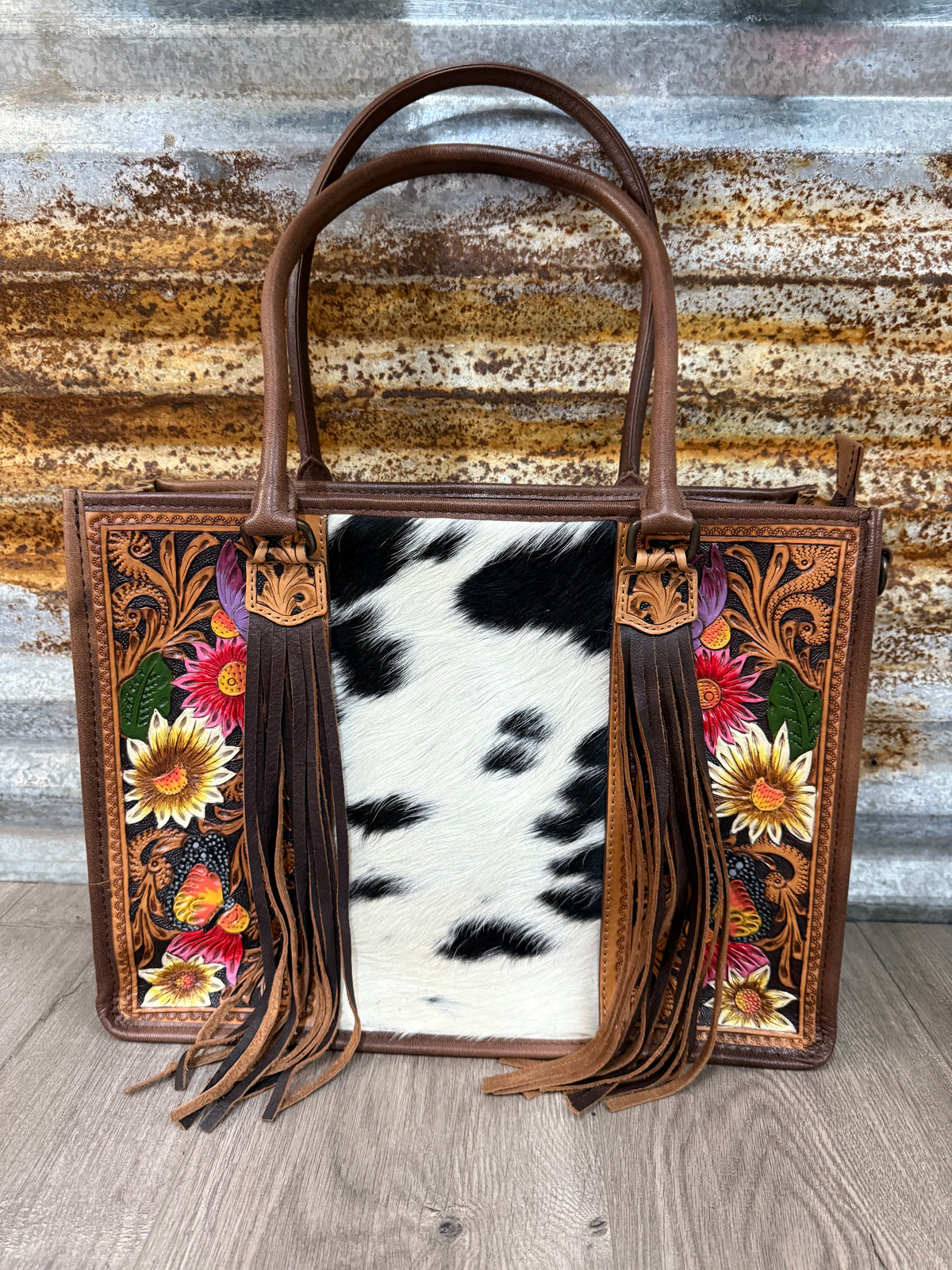 Large Tooled Tote