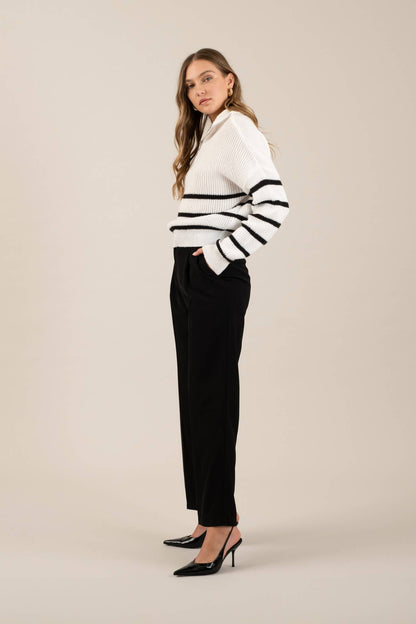 High Waist Wide Leg Dress Pants