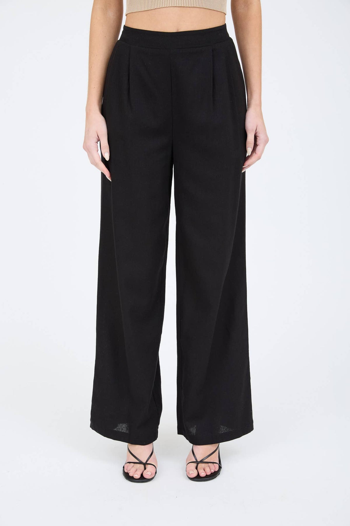 High Waist Linen Pants