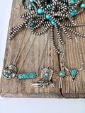 2 Layer Western Style Coquette Bow & Pendant Necklace
