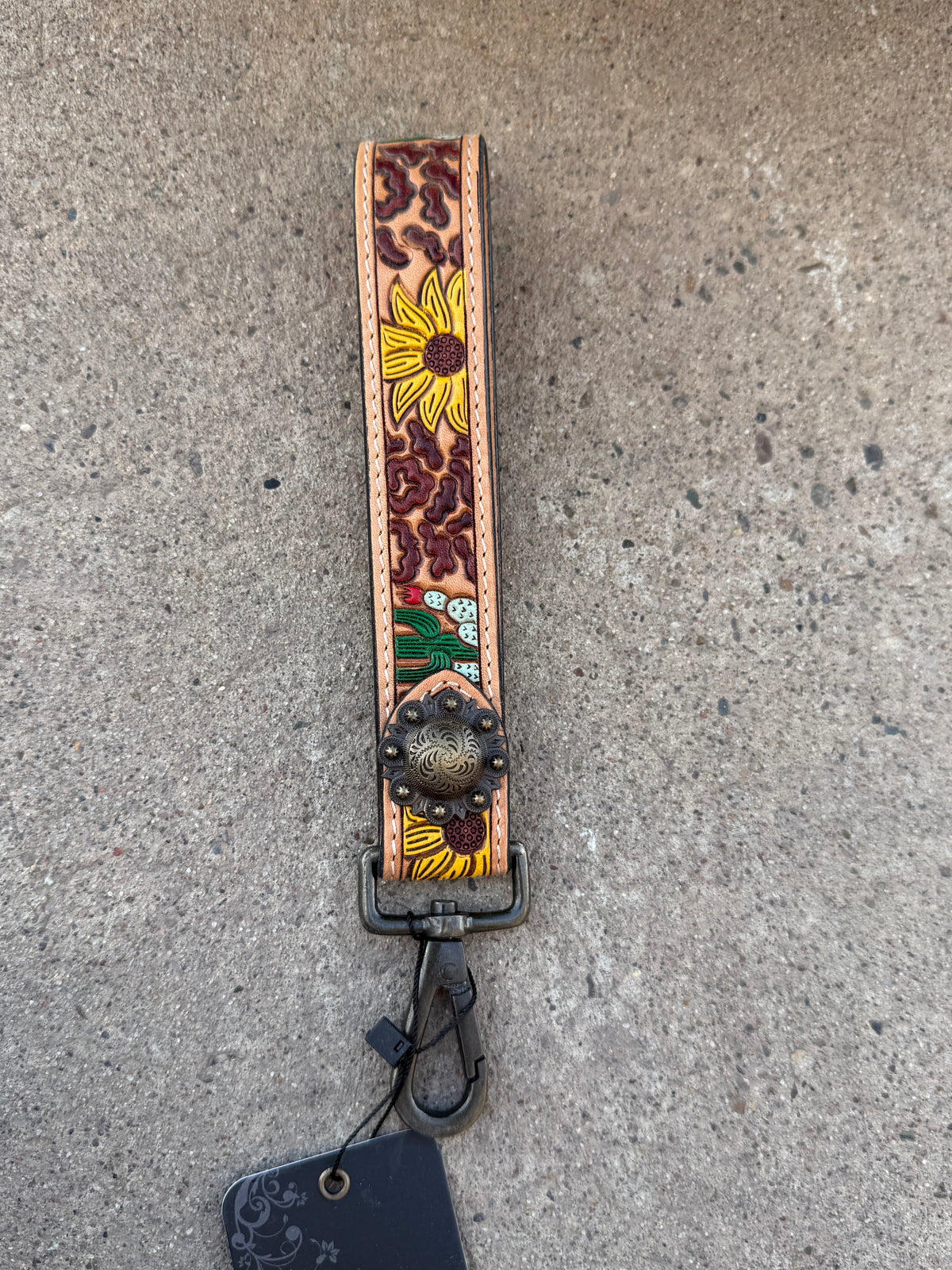 Leather Tooled Keychains