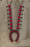 Stone Squash Blossom Necklace