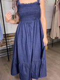 Ruffle Midi Dress