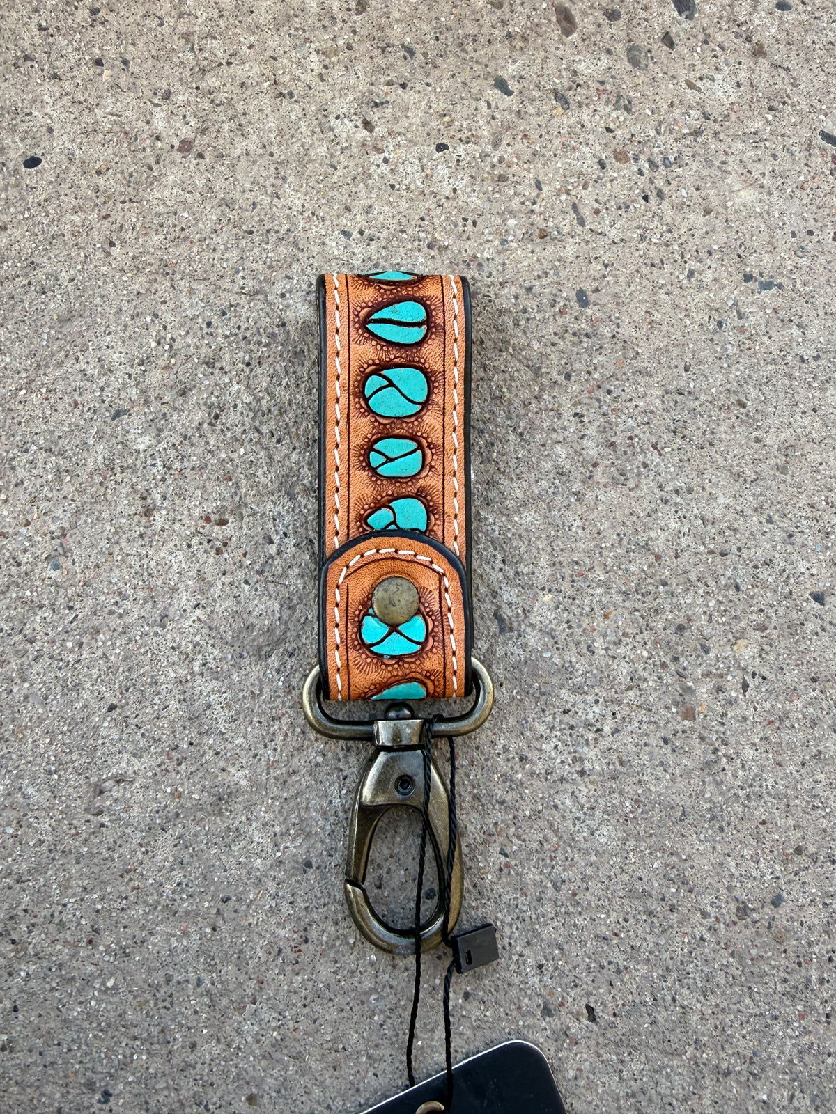 Leather Tooled Keychains