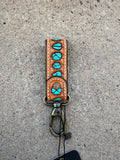 Leather Tooled Keychains