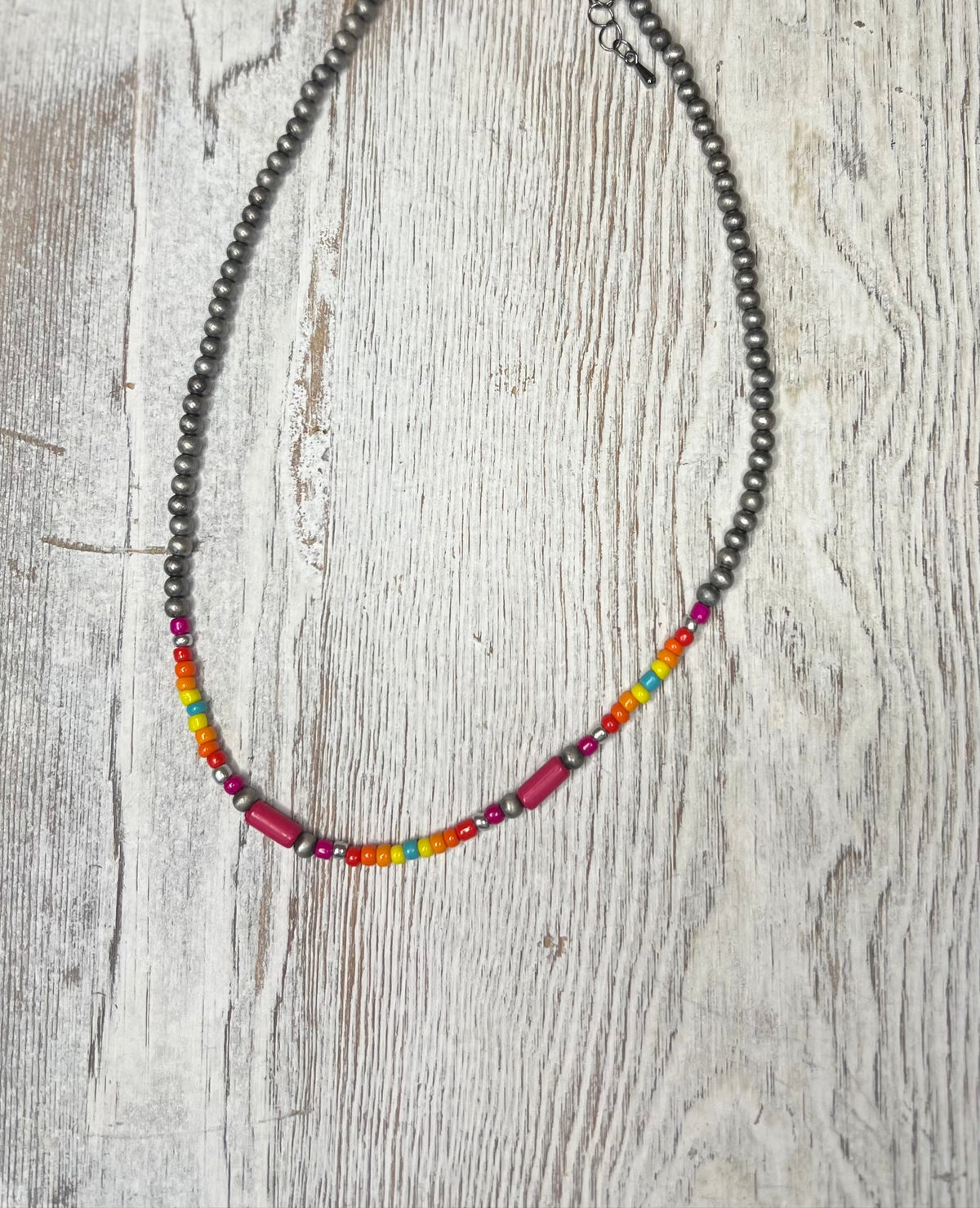 Western Boho Navajo Bead Choker Necklace