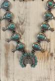 Rustic Couture Squash Blossom Necklace