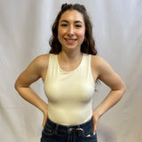 Keyhole Backless Tank Bodysuit
