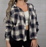 Cowboy Cropped Plaid Shirt