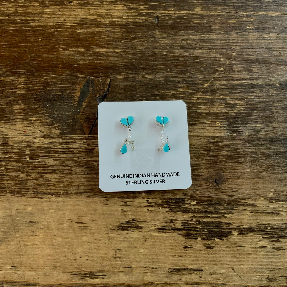 Double Heart/Oval Earring