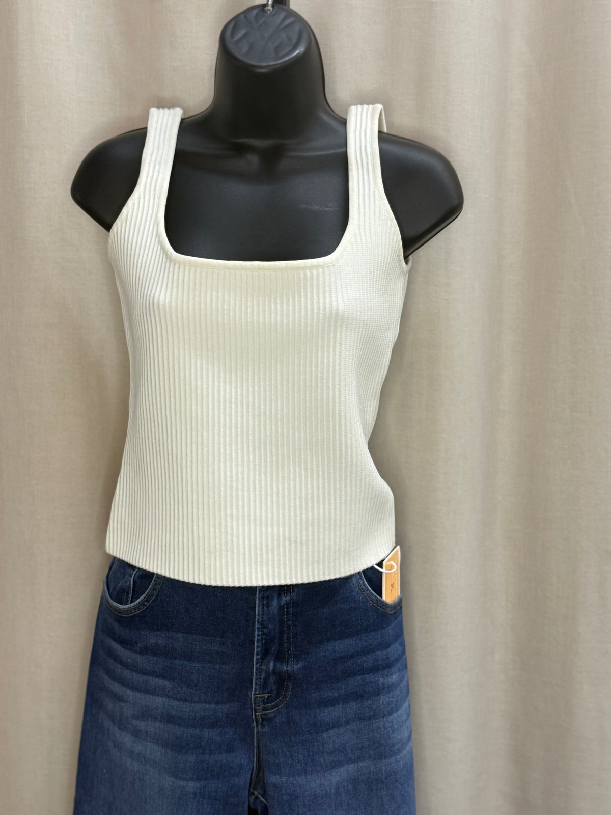 Jayden Ribbed Shell Tank