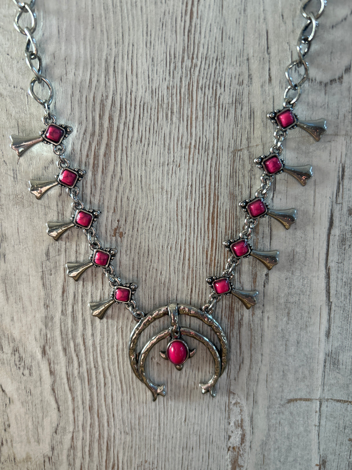 Princess Squash Blossom Necklace
