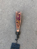 Leather Tooled Keychains