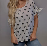 Everly Bow Blouse