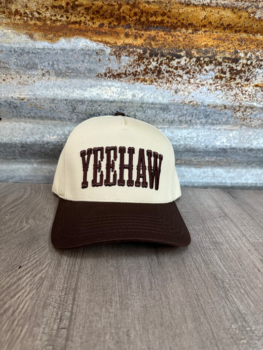 YEEHAW Two-Tone Embroidered Trucker Hat