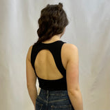 Keyhole Backless Tank Bodysuit