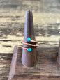 Turquoise Copper Adj. Ring