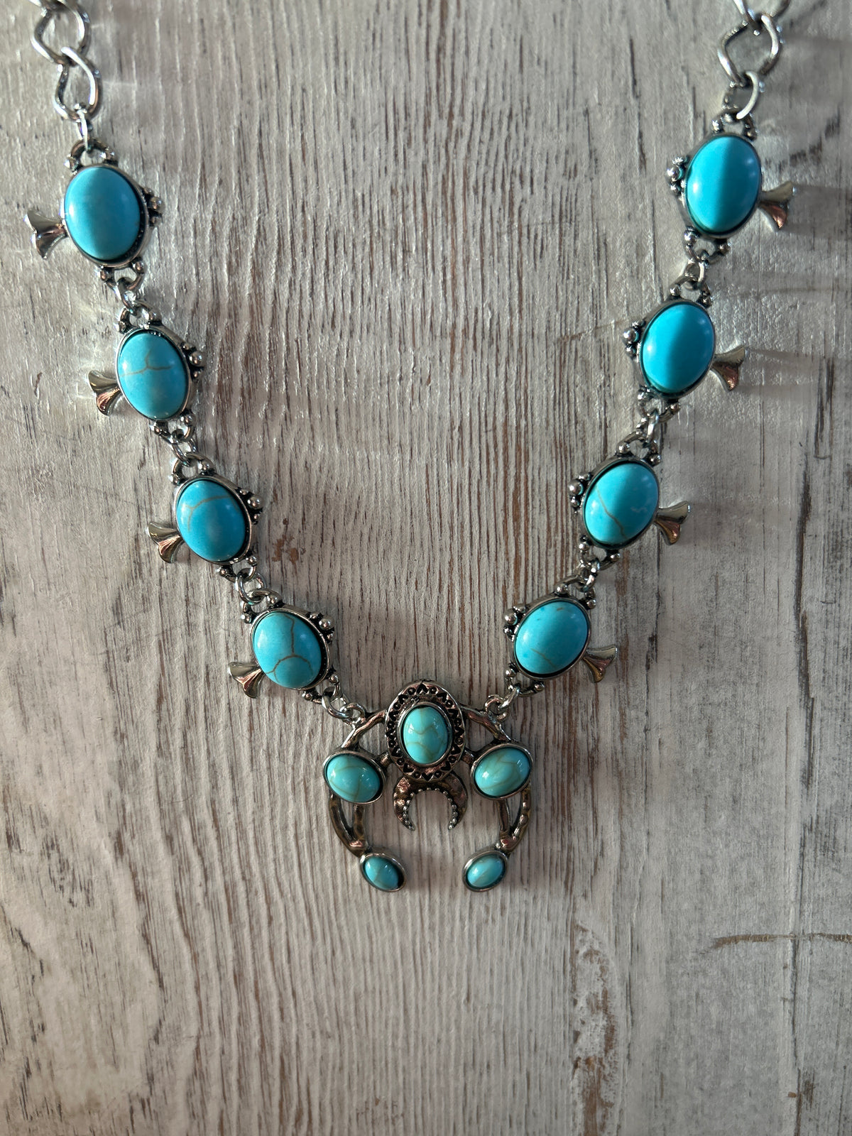Princess Squash Blossom Necklace