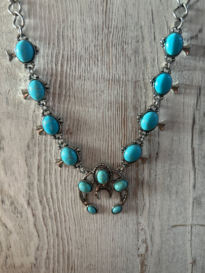 Princess Squash Blossom Necklace