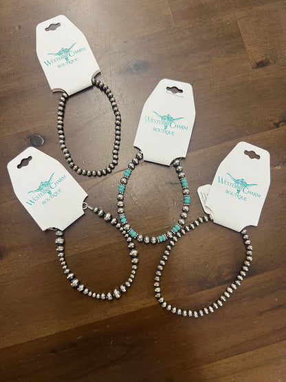 Authentic Navajo Beads Alternating Size