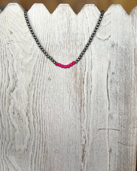 Western Navajo Bead Choker Necklace