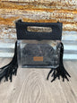 MW Fringe Clear Crossbody with Pouch