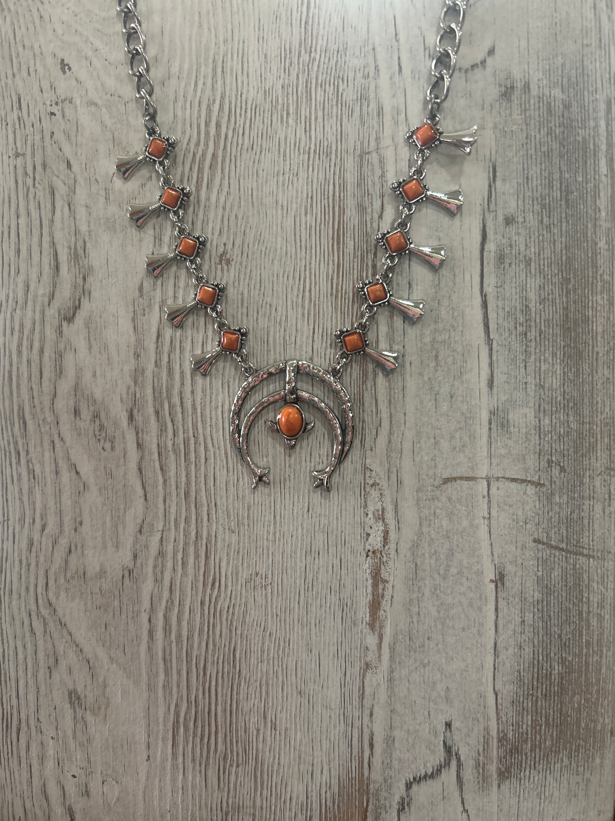 Princess Squash Blossom Necklace