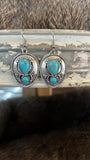 Oval Stone Earrings