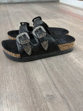 Morgana Dual Strap Western Sandal
