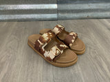 Alma Cow Print Sandal