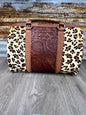 MW Animal Print Tooled Duffle Bag