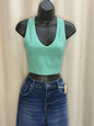 Bobbie banded bottom crop