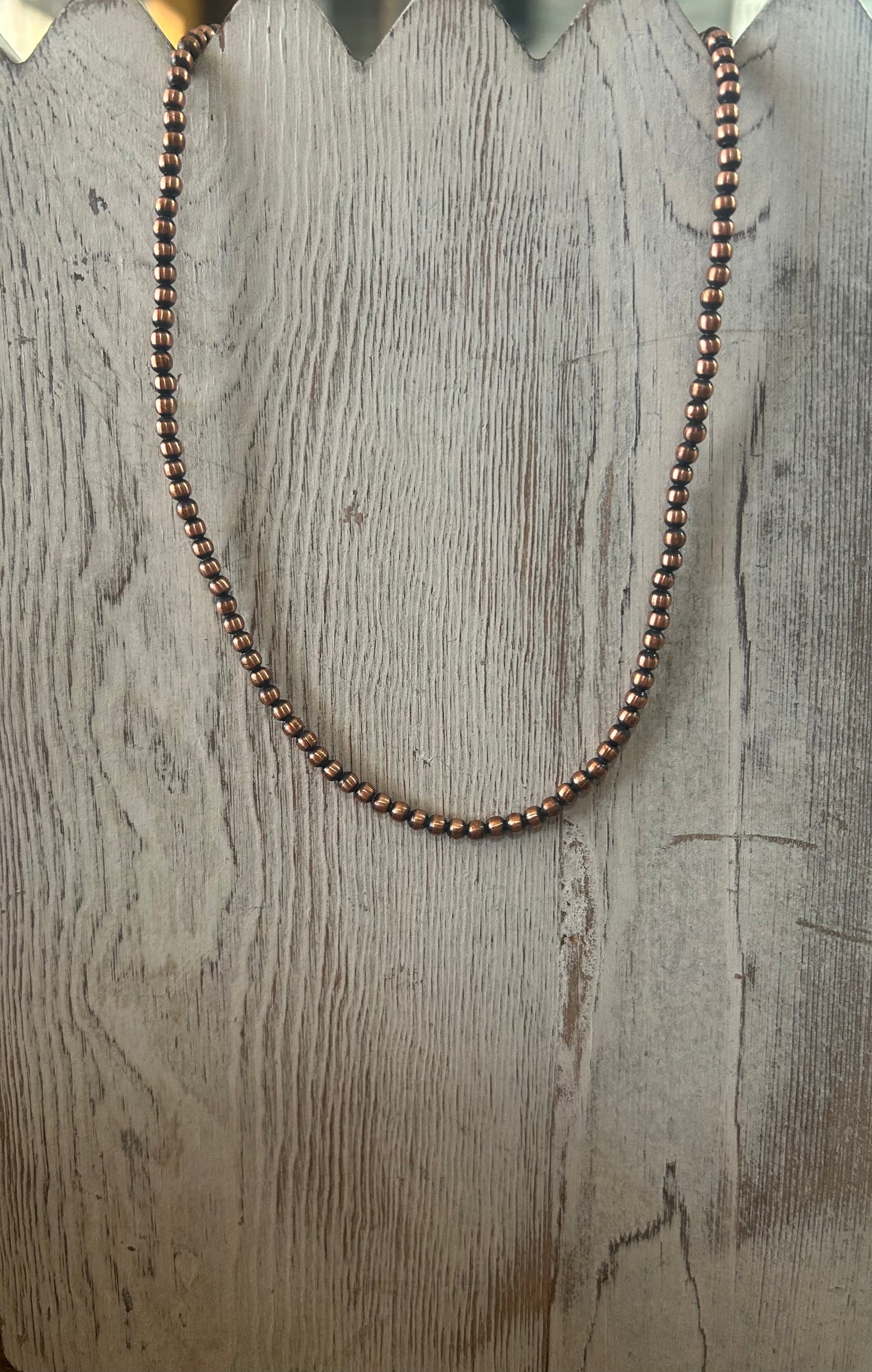 Copper Pearl Necklaces