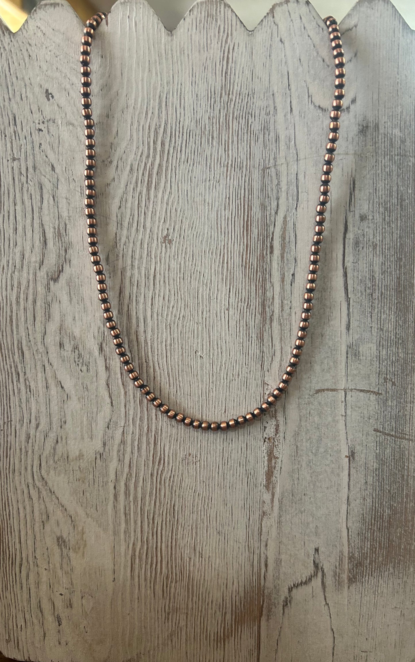 Copper Pearl Necklaces