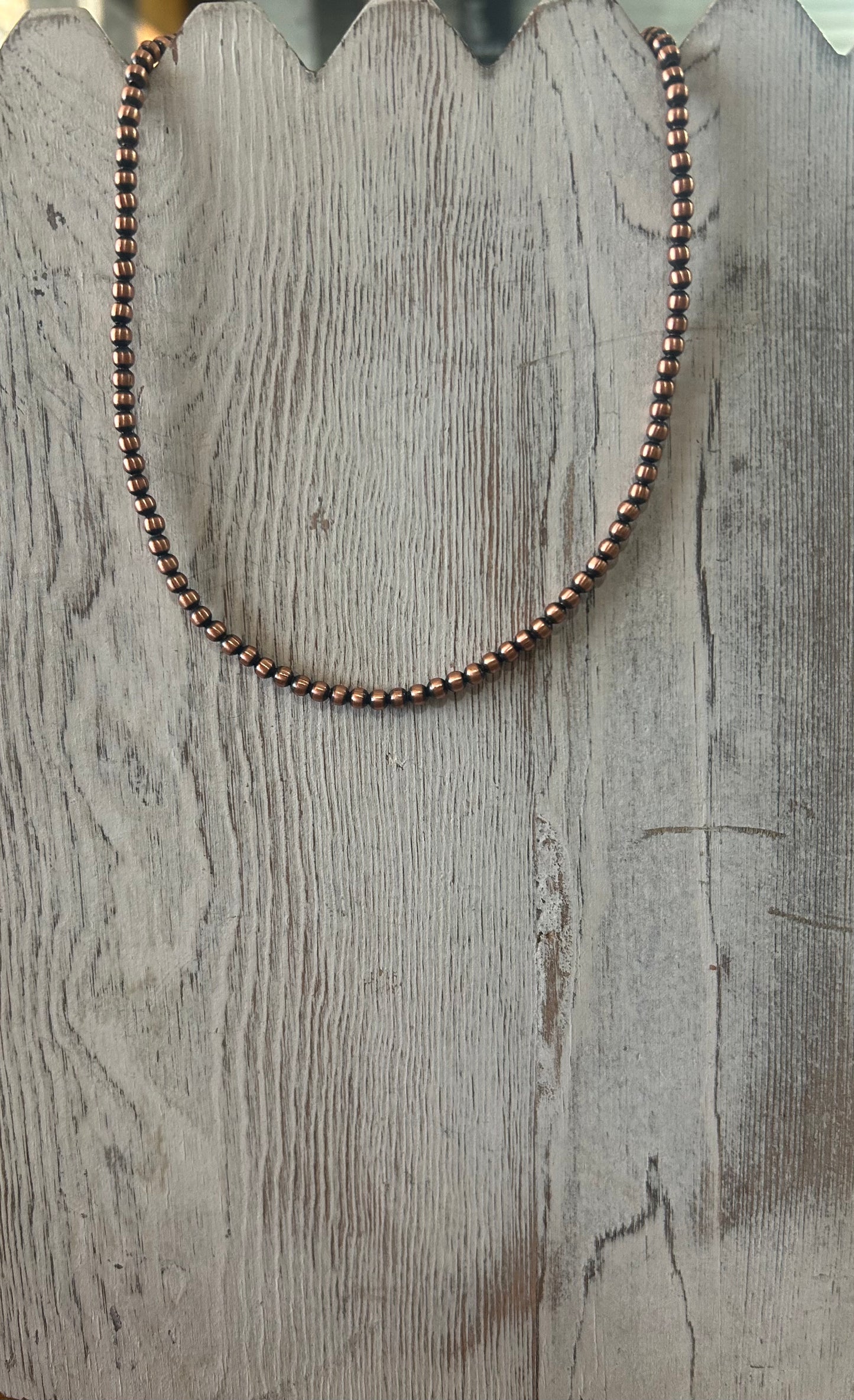 Copper Pearl Necklaces