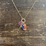 Football Charm Necklace