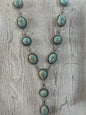 Bohemian Y Shaped Necklace with Stones