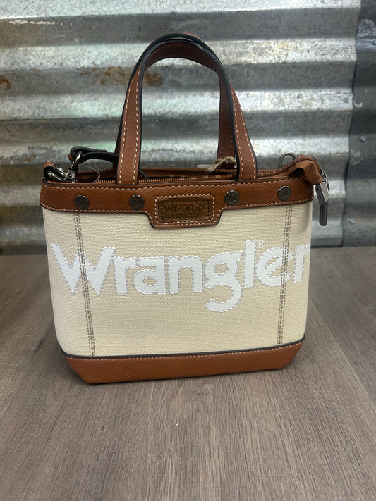 Wrangler Mini Canvas Tote/Shoulder Bag