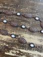 Southwestern Medallion Concho Link Chain Belt