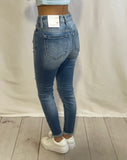 Aspen High Rise Fray Hem Ankle