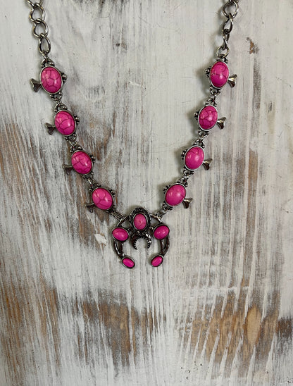 Princess Squash Blossom Necklace