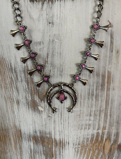 Princess Squash Blossom Necklace