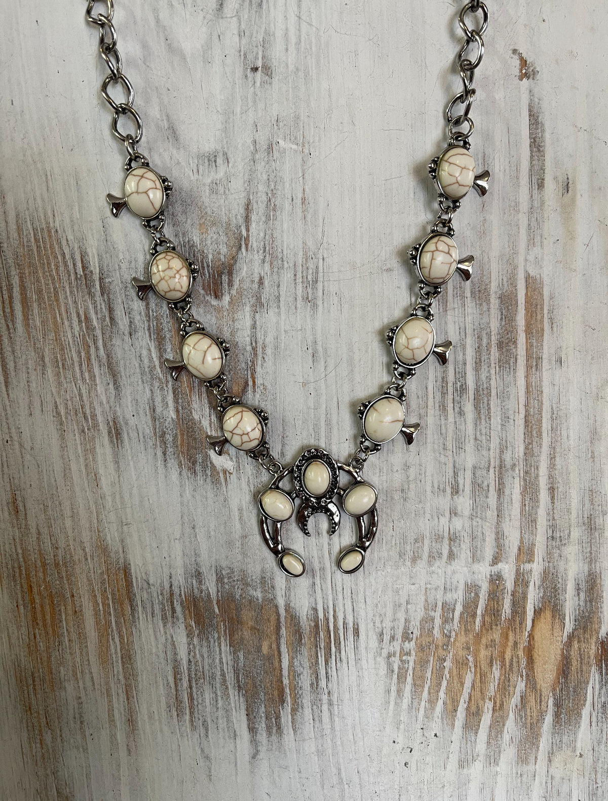 Princess Squash Blossom Necklace