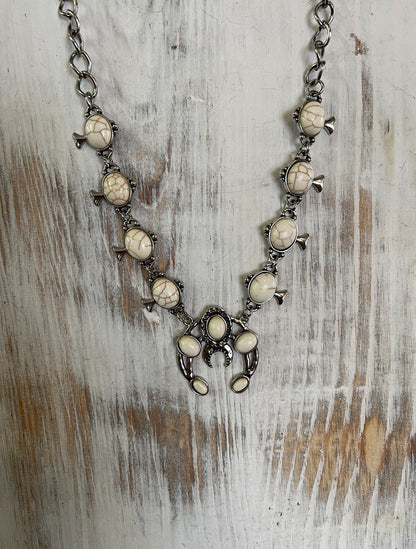 Princess Squash Blossom Necklace