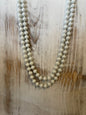 Crystal 60 inch bead necklace
