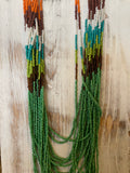 Color me awesome seed bead necklace