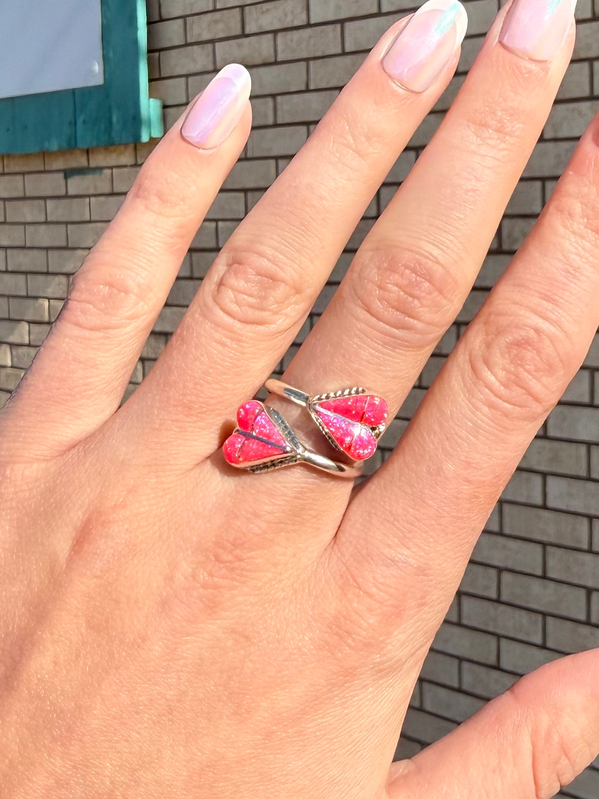 Double Heart Rings